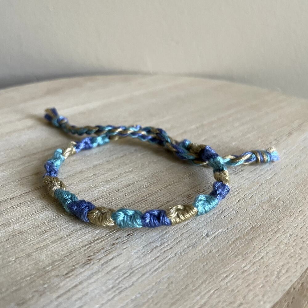 Lumina Bracelet anklet trendy comfortable tie embroidery thread woven gift